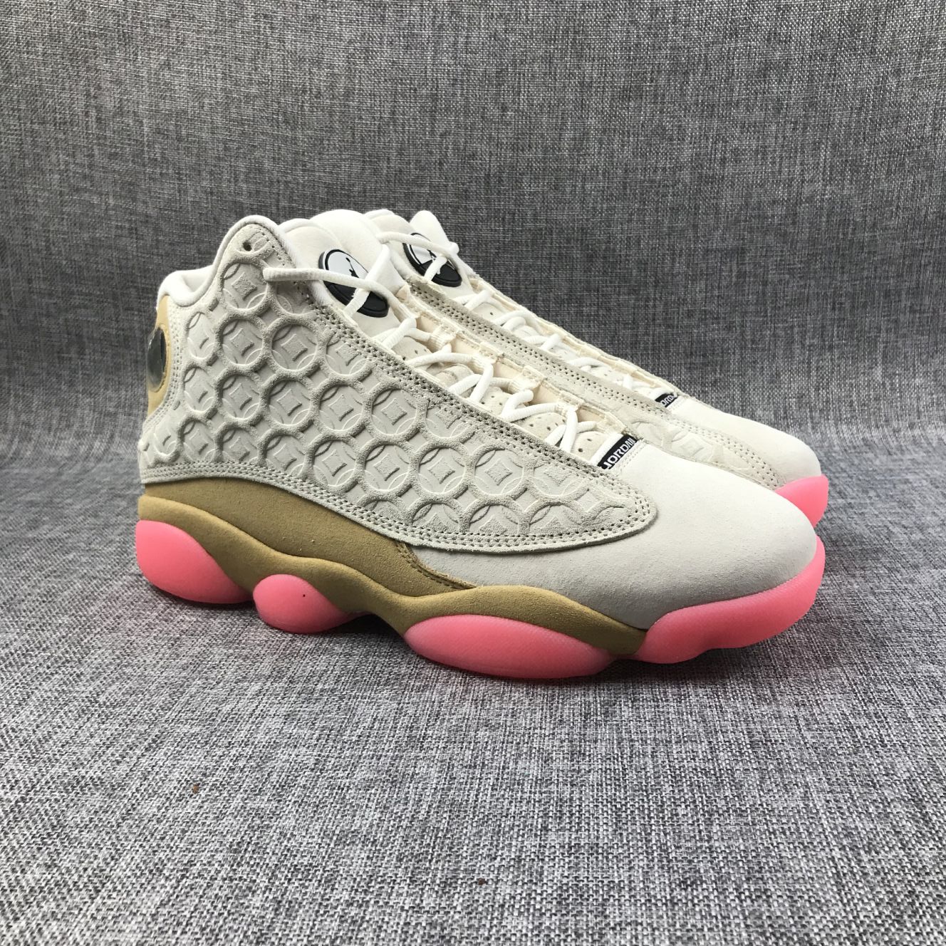 2020 Air Jordan 13 CNY Grey Brown Pink Shoes